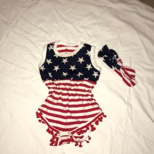 Romper & matching headband